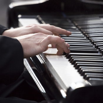 playing piano